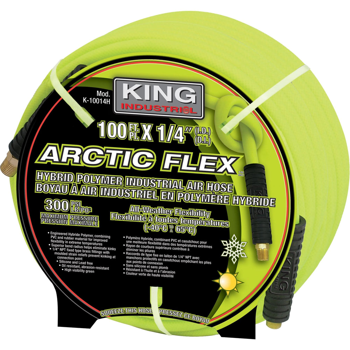 100' Hybrid Polymer Industrial Air Hose