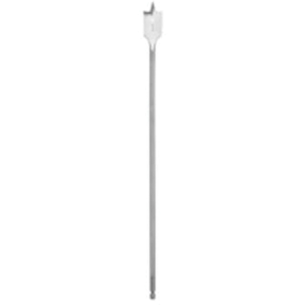Flat Boring Bit, 3/4" Diameter, 1/4" Hex Shank, 16" Length