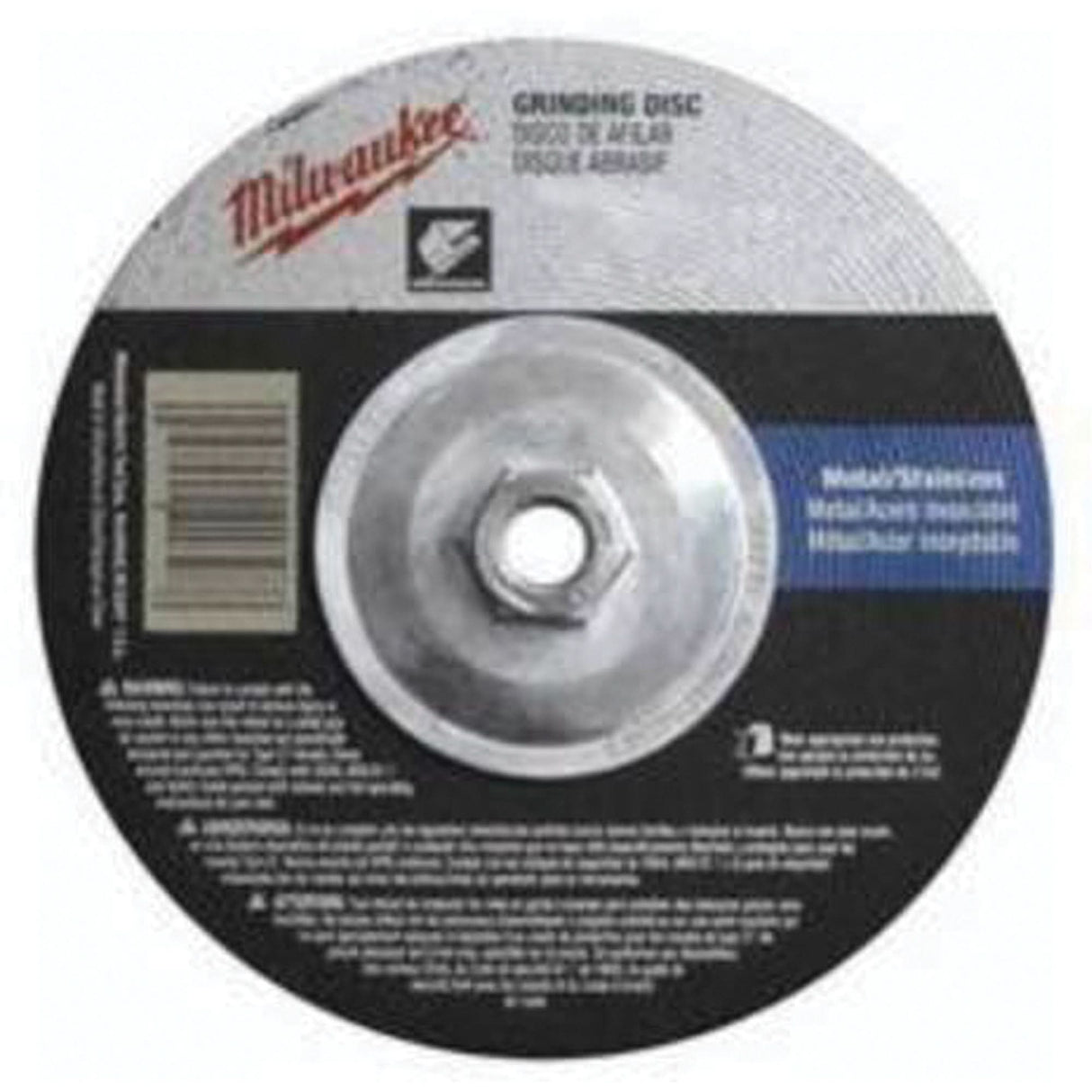 Grinding Wheel, 7" x 1/4", 5/8"-11 Arbor, Aluminum Oxide, Type 27