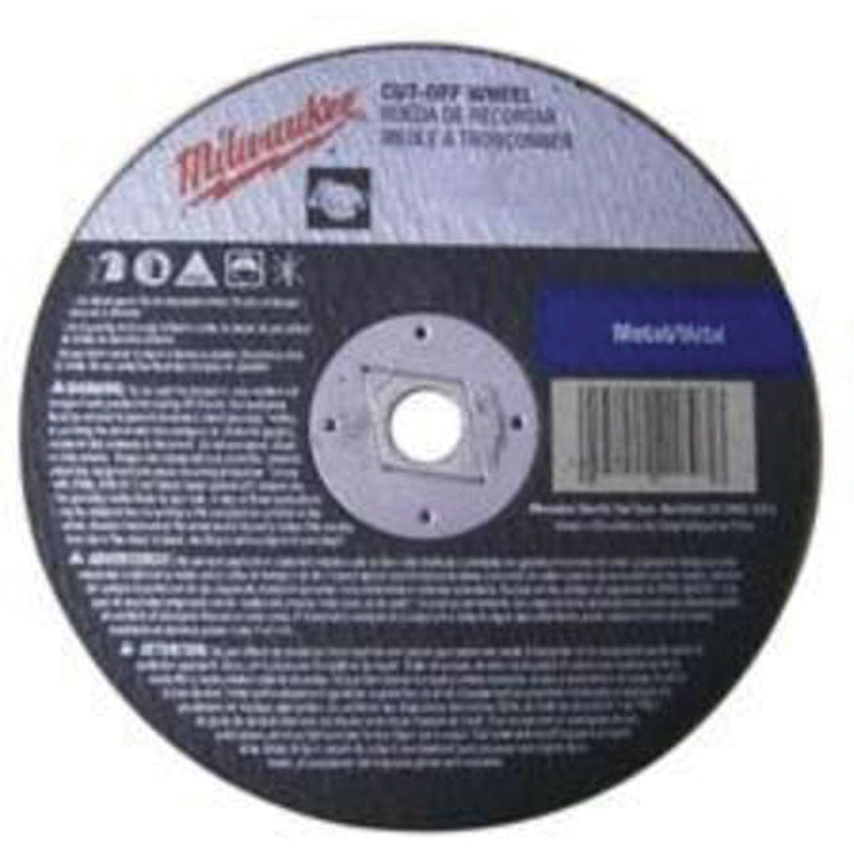 General Purpose Cut-Off Wheels, 7" x 3/32", 5/8" Arbor, Type 1, Aluminum Oxide, 8730 RPM