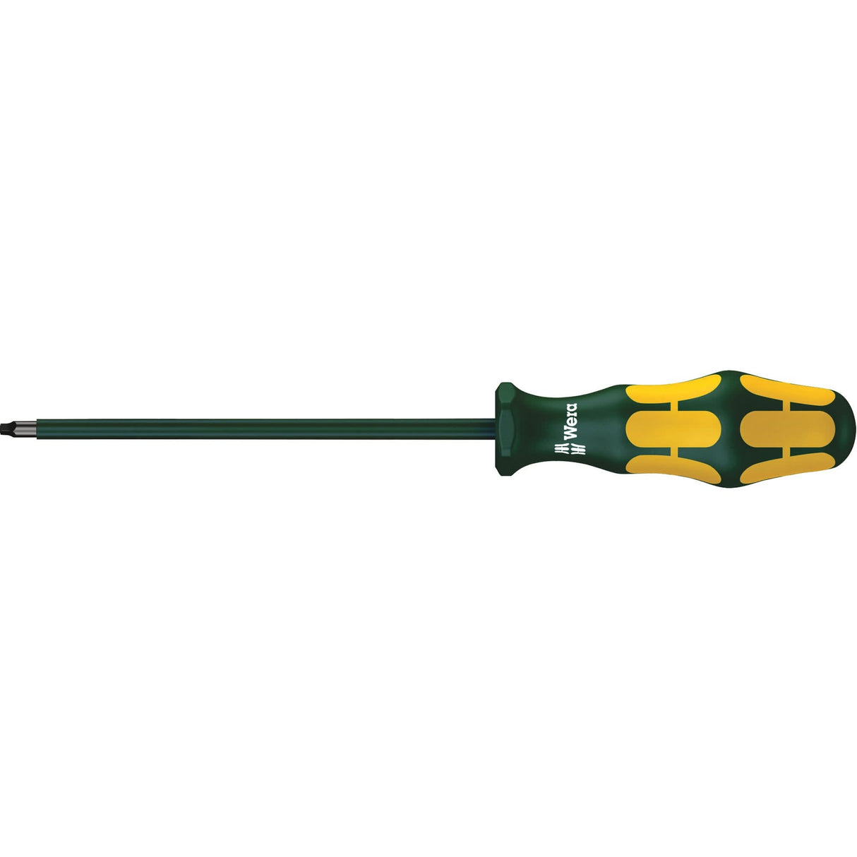 160 iS VDE Insulated Square point screwdriver, #1 Tip, Round, 9-3/4" L, Plastic Handle