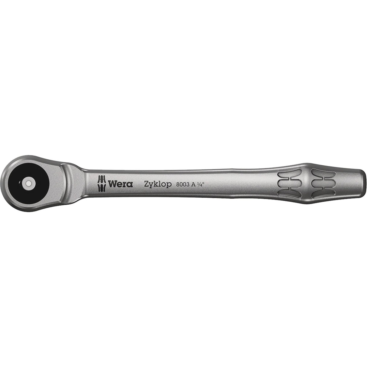 Zyklop Metal Ratchet 1/4 Push Through , 1/4" Drive, Plain Handle