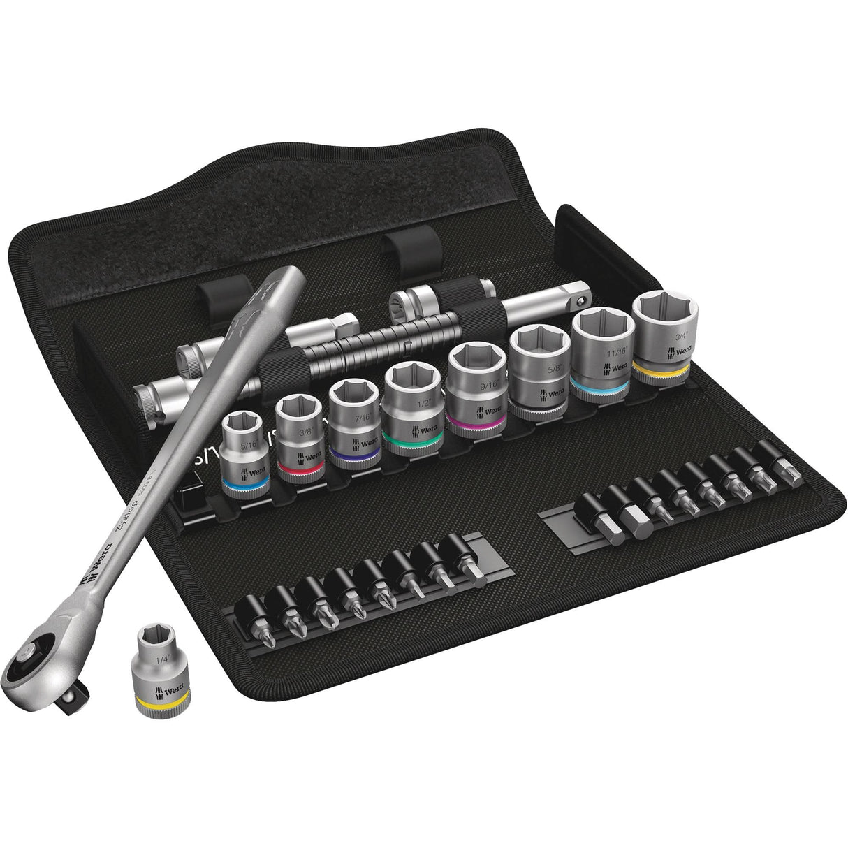 Zyklop Imperial Metal Ratchet Set, 29 Pcs, 3/8" Drive Size