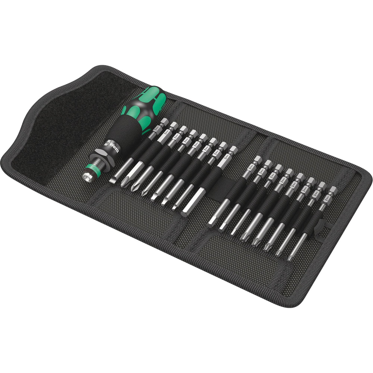 Kraftform Kompakt 60 Screwdriver & Bit Set 17-PC, 6-3/32" L, Plastic Handle