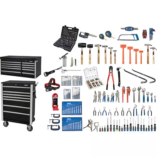 Ultimate Tool Set with Steel Chest and Cart- 360 pcs
