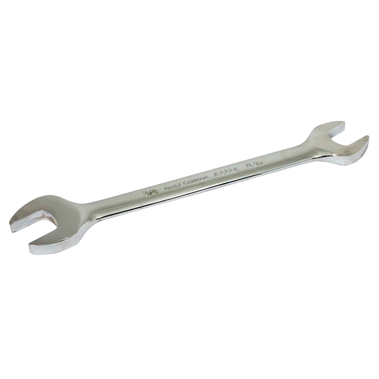 Open End Wrench, 11/16" x 3/4", Chrome