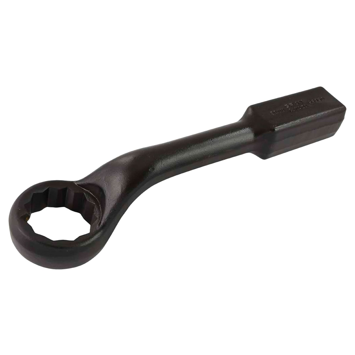 Striking Face Box Wrench, 12 Point, 50 mm, 45° Offset, Black Oxide Finish