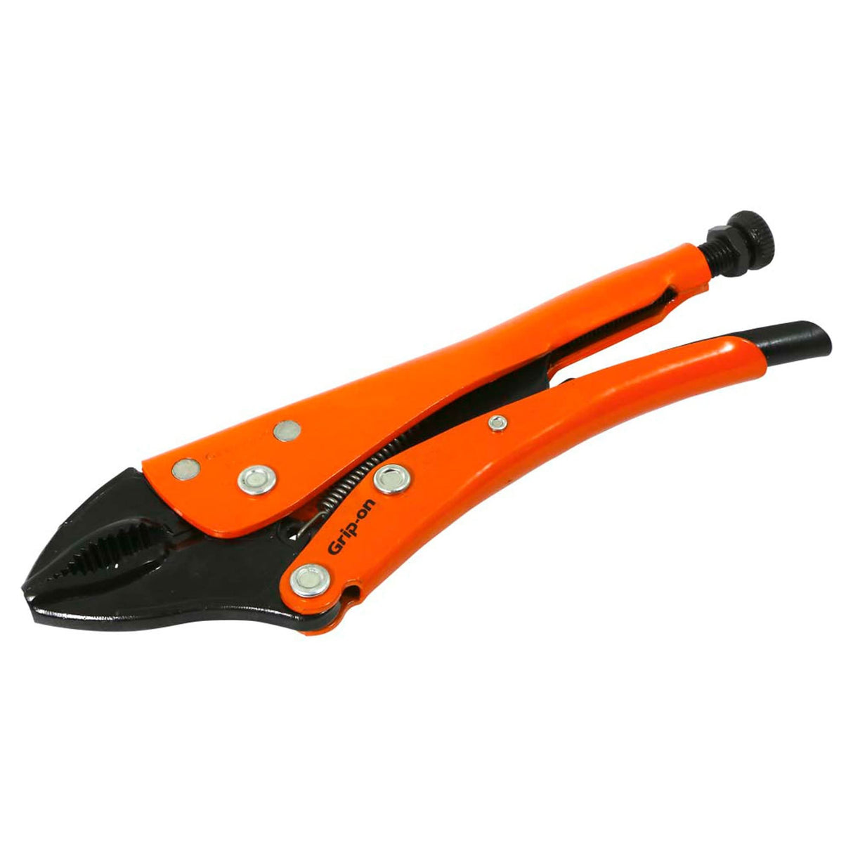 Locking Pliers, 9-1/2" Length, Curved Jaw