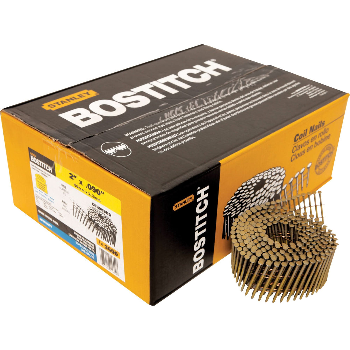 15° Wire Weld Coil Siding Nails
