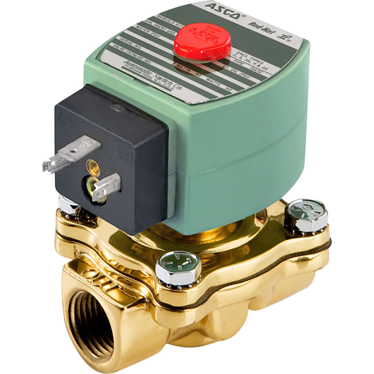 Solenoid Valve, 1/2" Pipe, 150 PSI