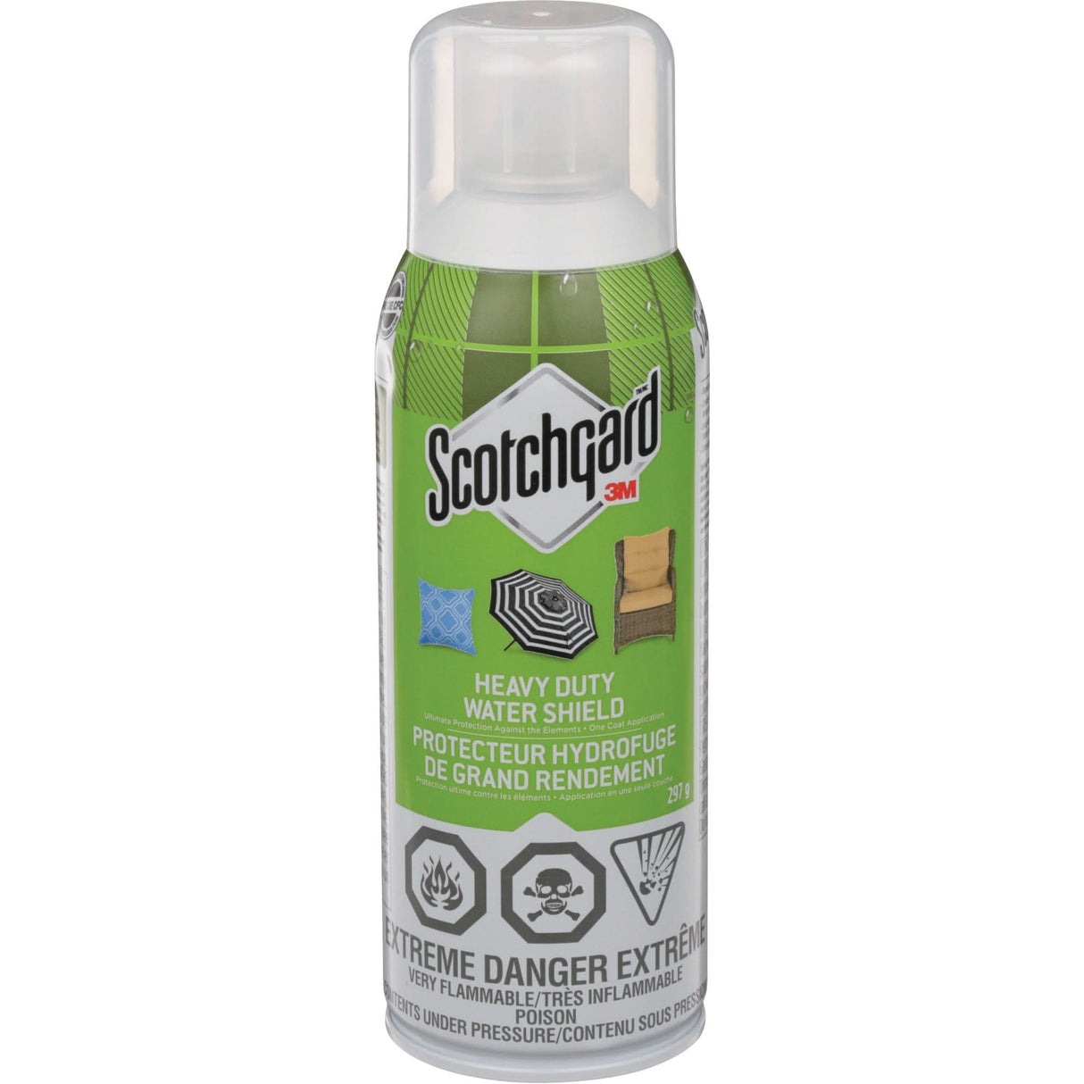 Scotchgard™ Outdoor Protector, 297 g, Aerosol Can, Clear