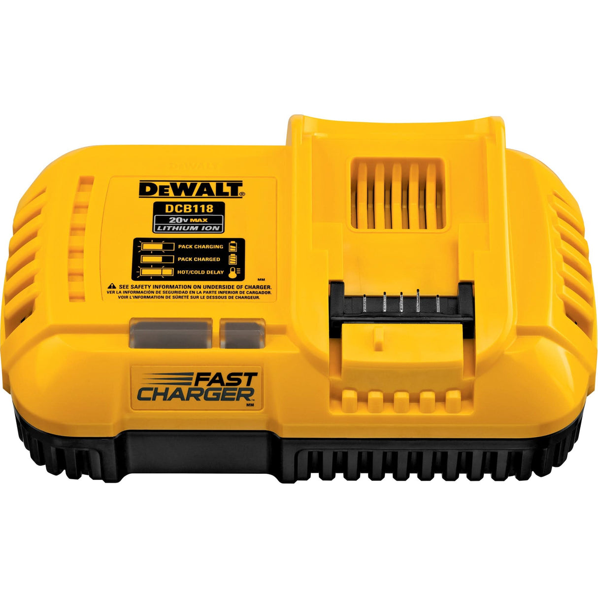 Fan Cooled Fast Charger, 20 V, Lithium-Ion