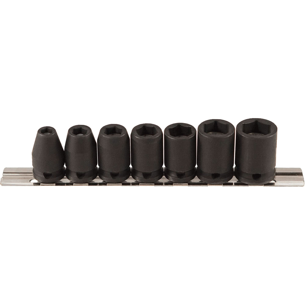 Magnetic Socket Set, 7 Pcs, Impact, 3/8" Drive Size