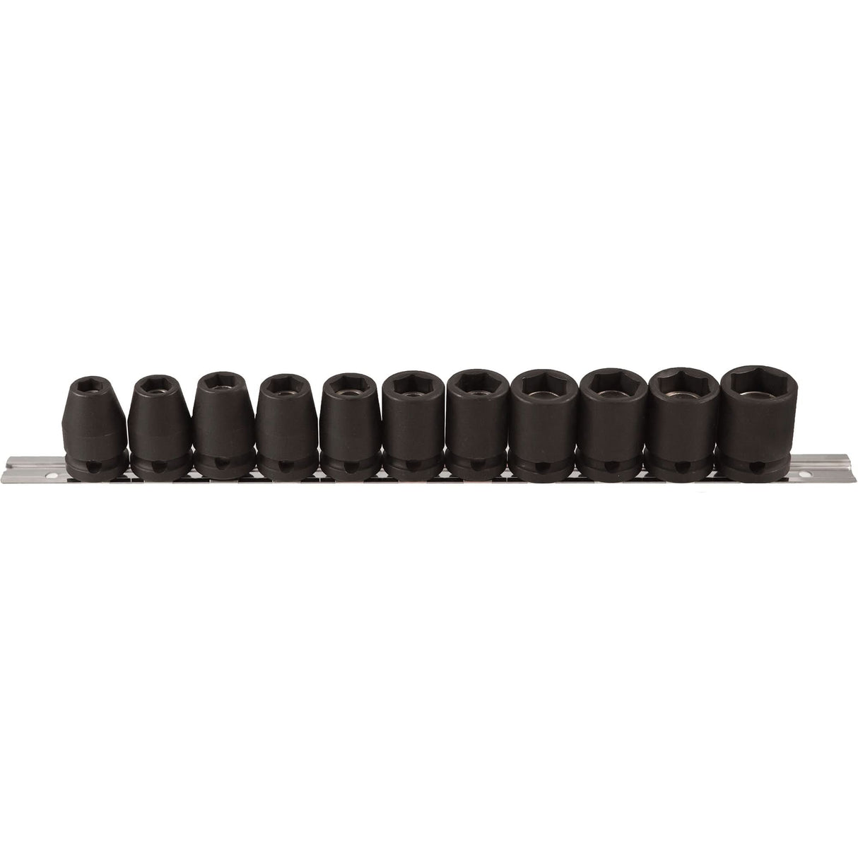Socket Set, 11 Pcs, Impact, 1/2" Drive Size