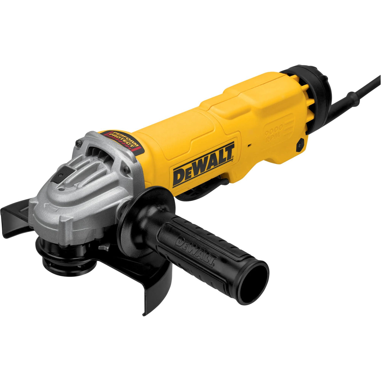 High-Performance Paddle Switch Grinder without Lock-On, 6", 13 A, 9000 RPM