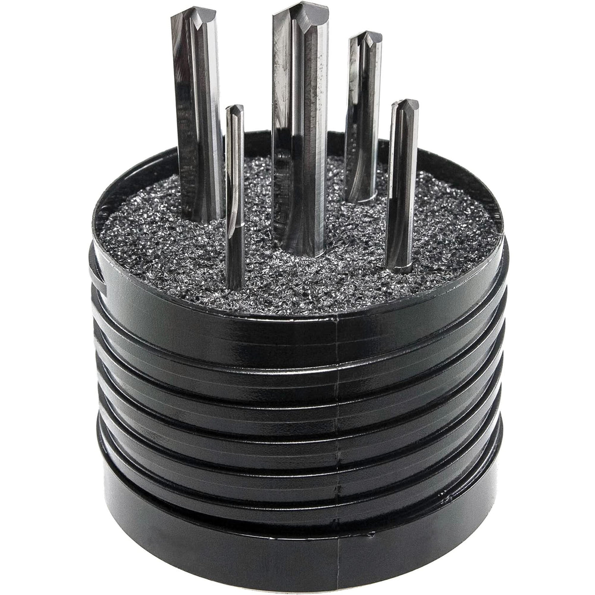 Drillco® Straight Flute Drill Bit Set, 5 Pieces, Carbide