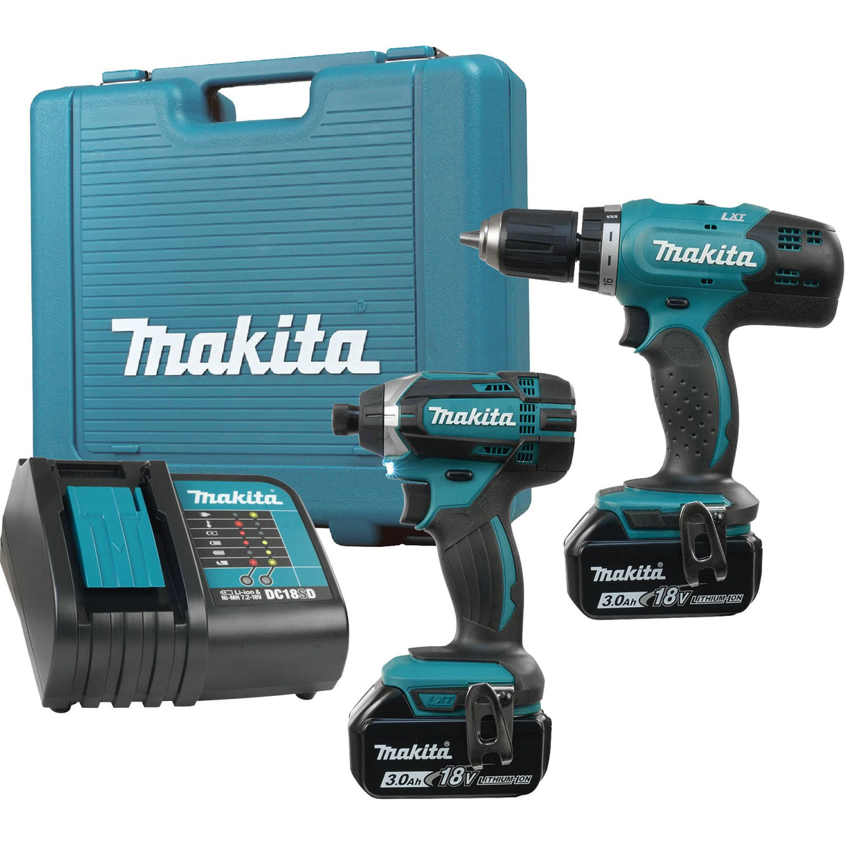 LXT® 2 Tool Combo Kit, Lithium-Ion, 18 V
