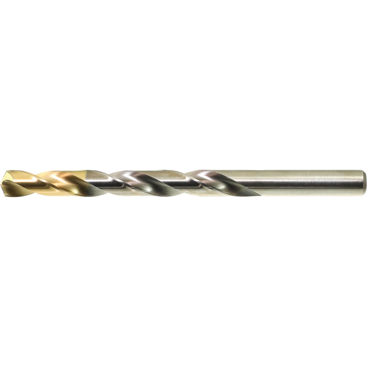 Drillco® TiN Tipped Jobber Drill Bit, High Speed Steel, 17/64", 4-1/8" L, 2-7/8" Flute, 135° Point Angle