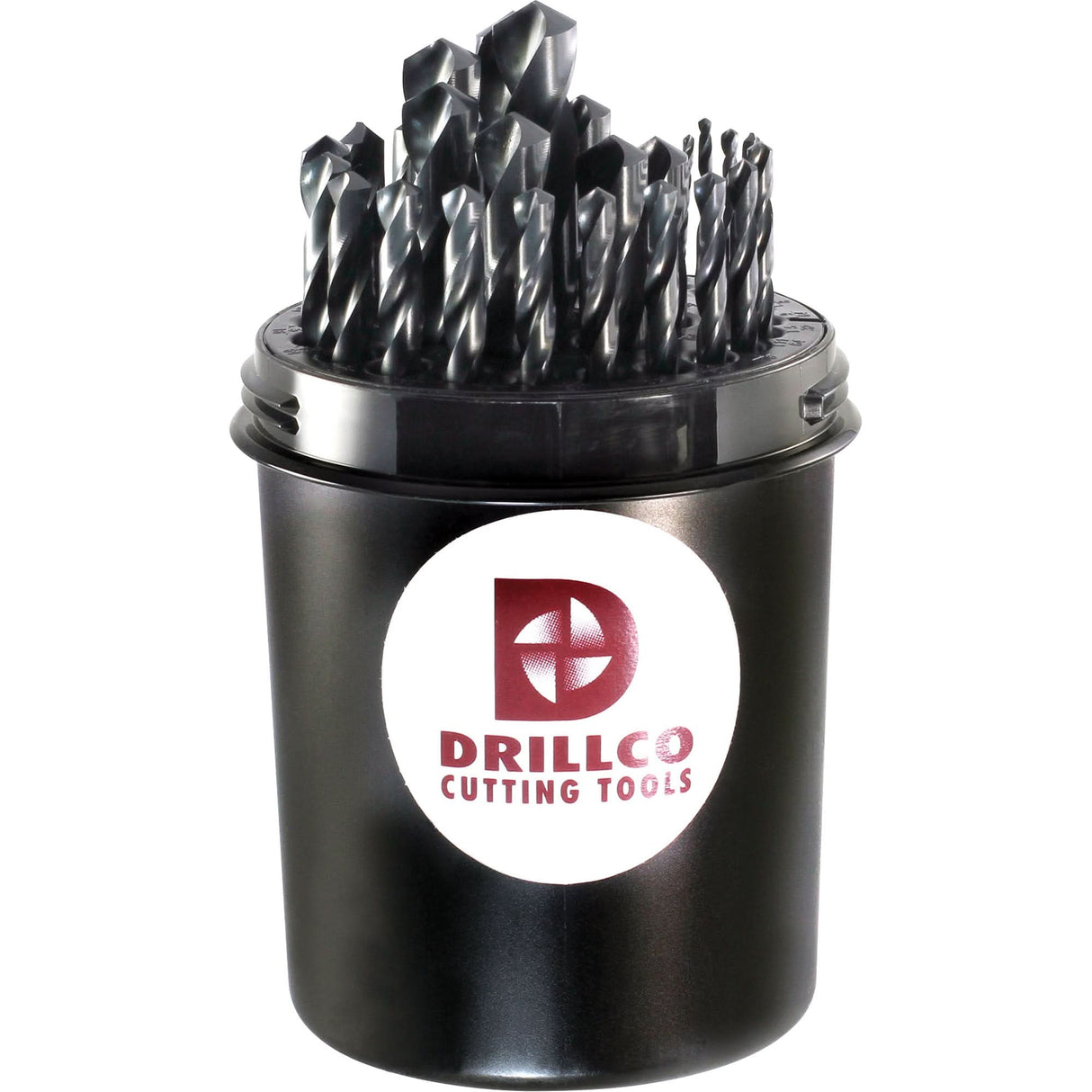 Drillco® USA Heavy-Duty Drill Pal Jobber Drill Bit Set, 29 Pieces, High Speed Steel