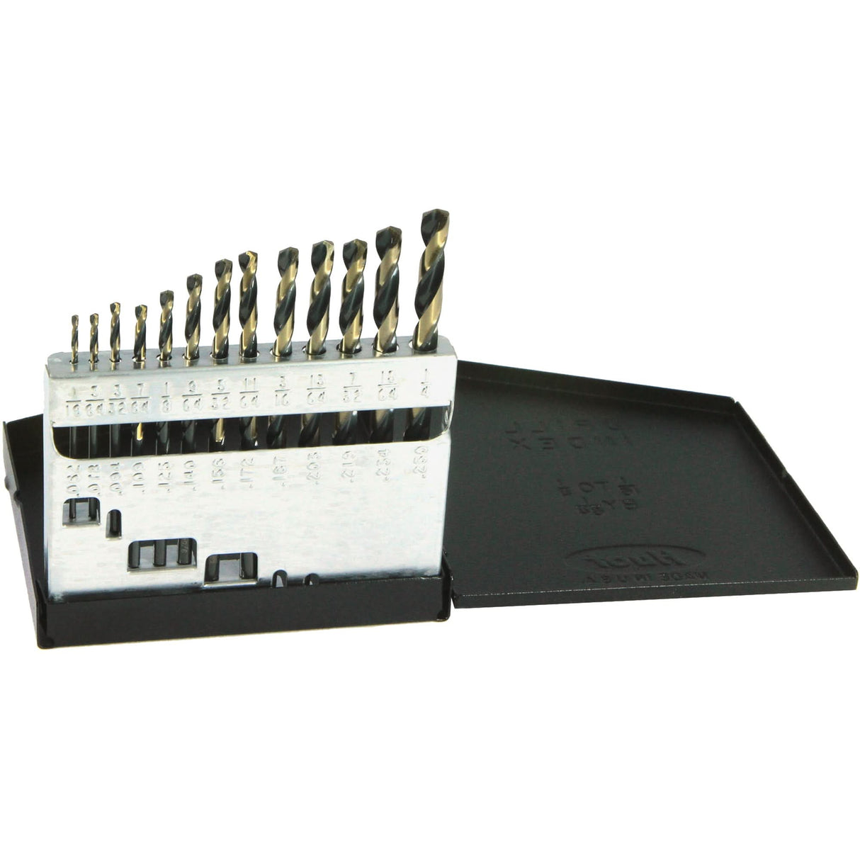 Drillco® Metric Jobber Length Drill Bit Set, 13 Pieces, High Speed Steel
