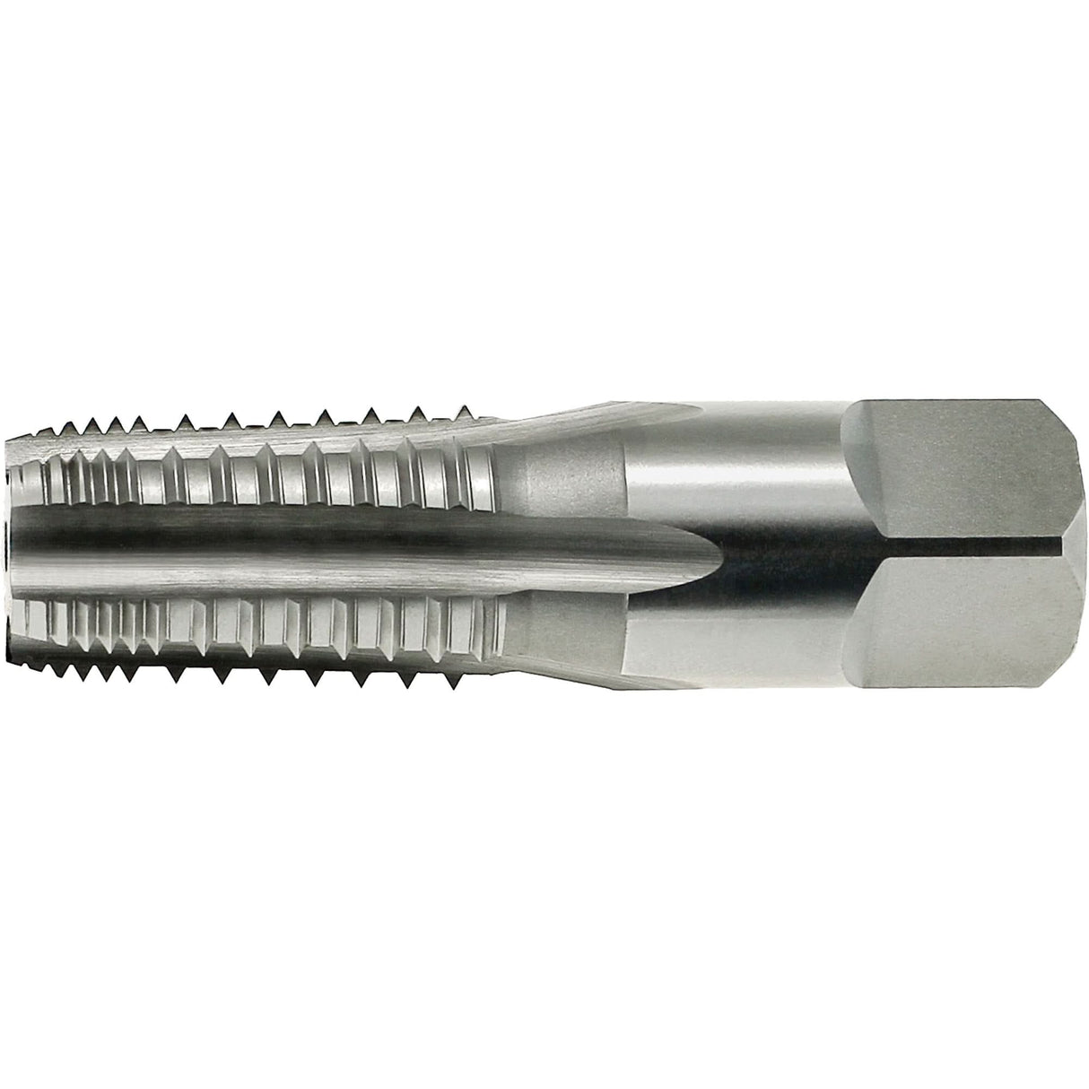 Drillco® Interrupted Thread Pipe Tap, 1/2"-14, 5 Flutes, High Speed Steel