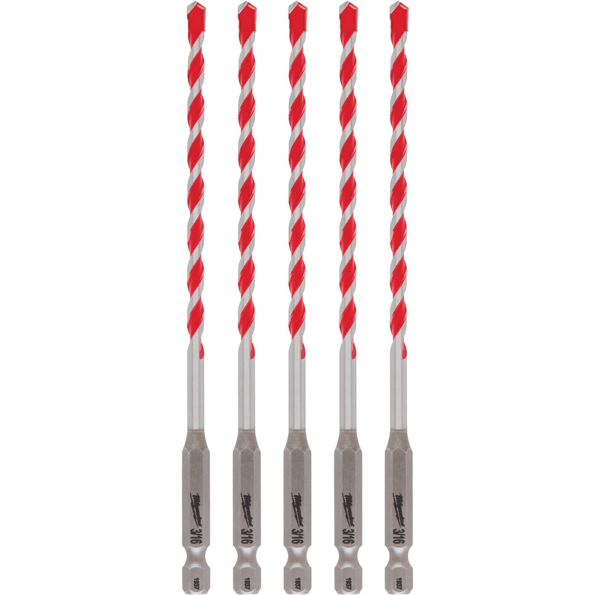 Shockwave™ Hammer Drill Bit, 3/16", Hex Shank, Carbide