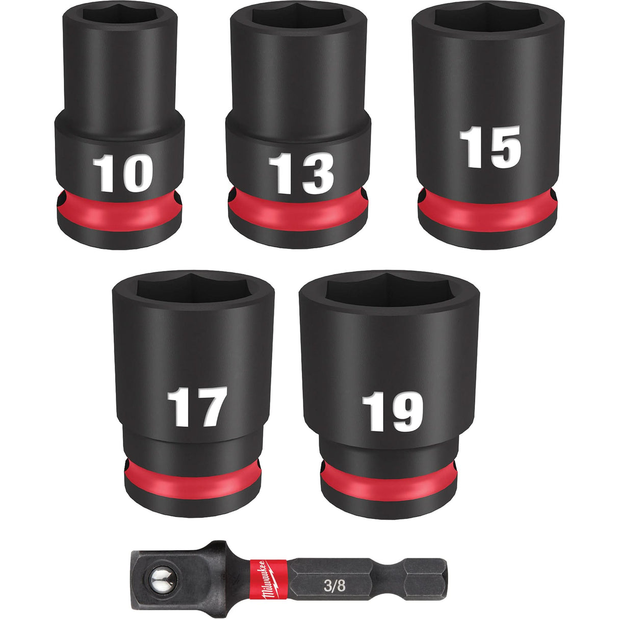Shockwave Impact Duty™ Metric Socket Set, 6 Pcs, Impact, 3/8" Drive Size