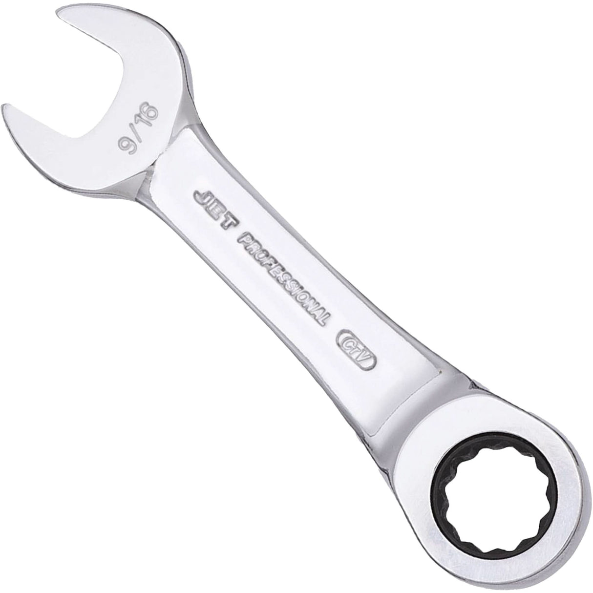 SAE Ratcheting Stubby Combination Wrench