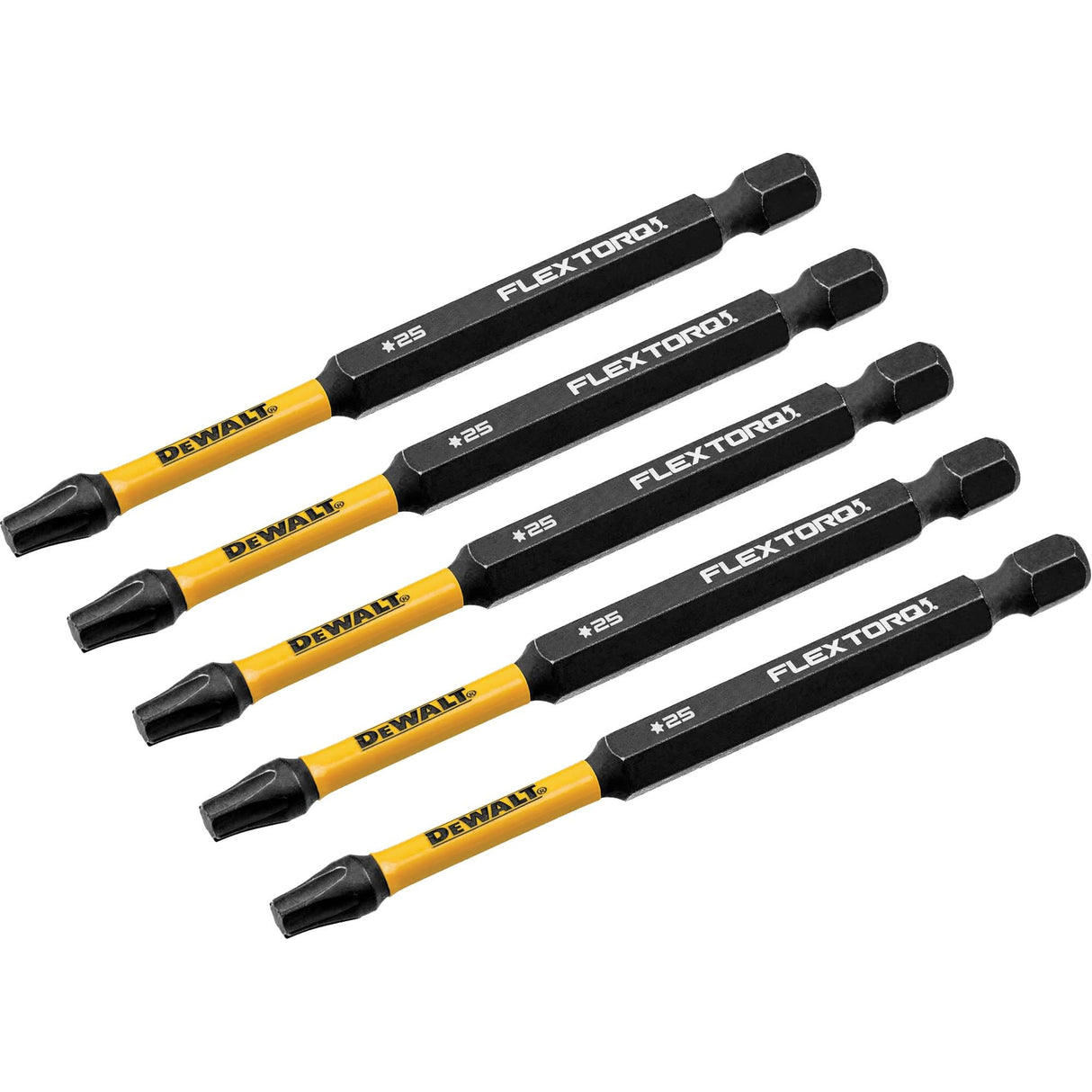 FLEXTORQ® Impact Driver Bit, Torx, T-25 Tip, 1/4" Drive Size, 3-1/2" Length