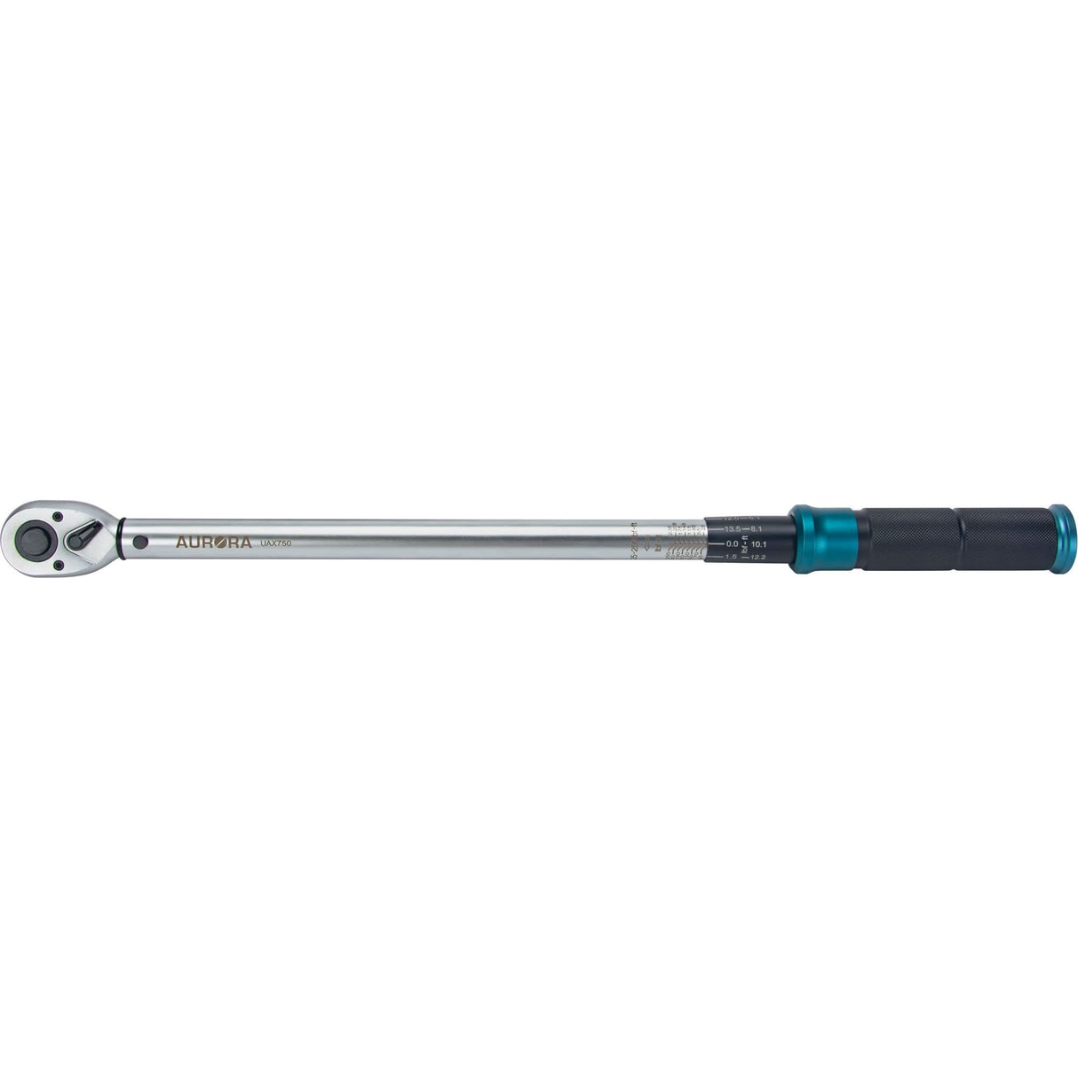 72-Tooth Torque Wrench, Click, 1/2" Square Drive, 25 - 250 ft-lbs.