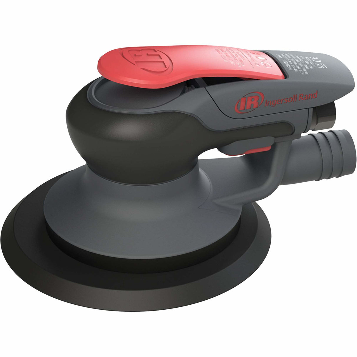 Hook & Loop Random Orbital Air Sander with 3/16" Orbit & Vacuum-Ready, 6" Dia., 1/4" NPT Inlet, 13000 RPM