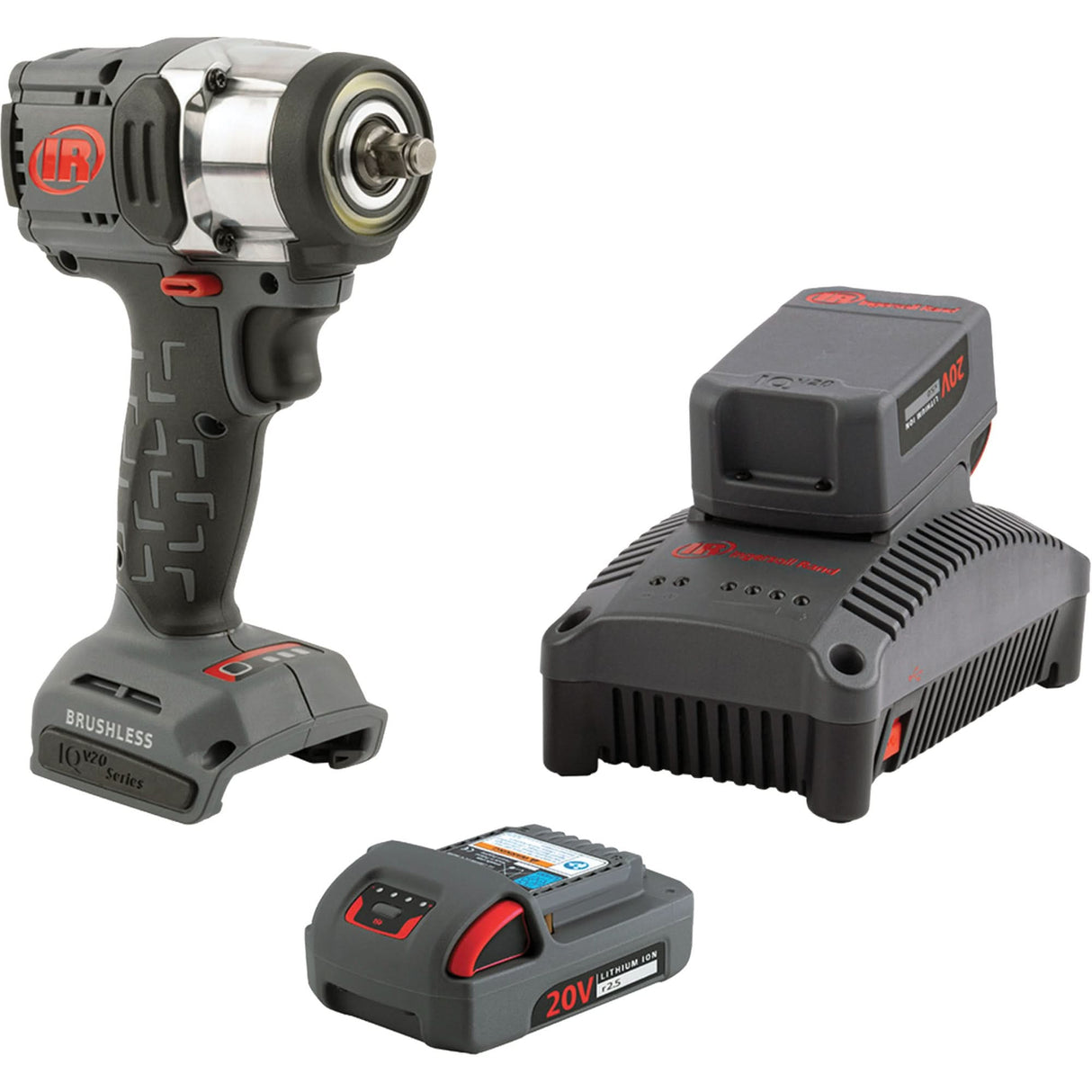 Compact Cordless Impact Driver Kit, 20 V, 3/8" Socket