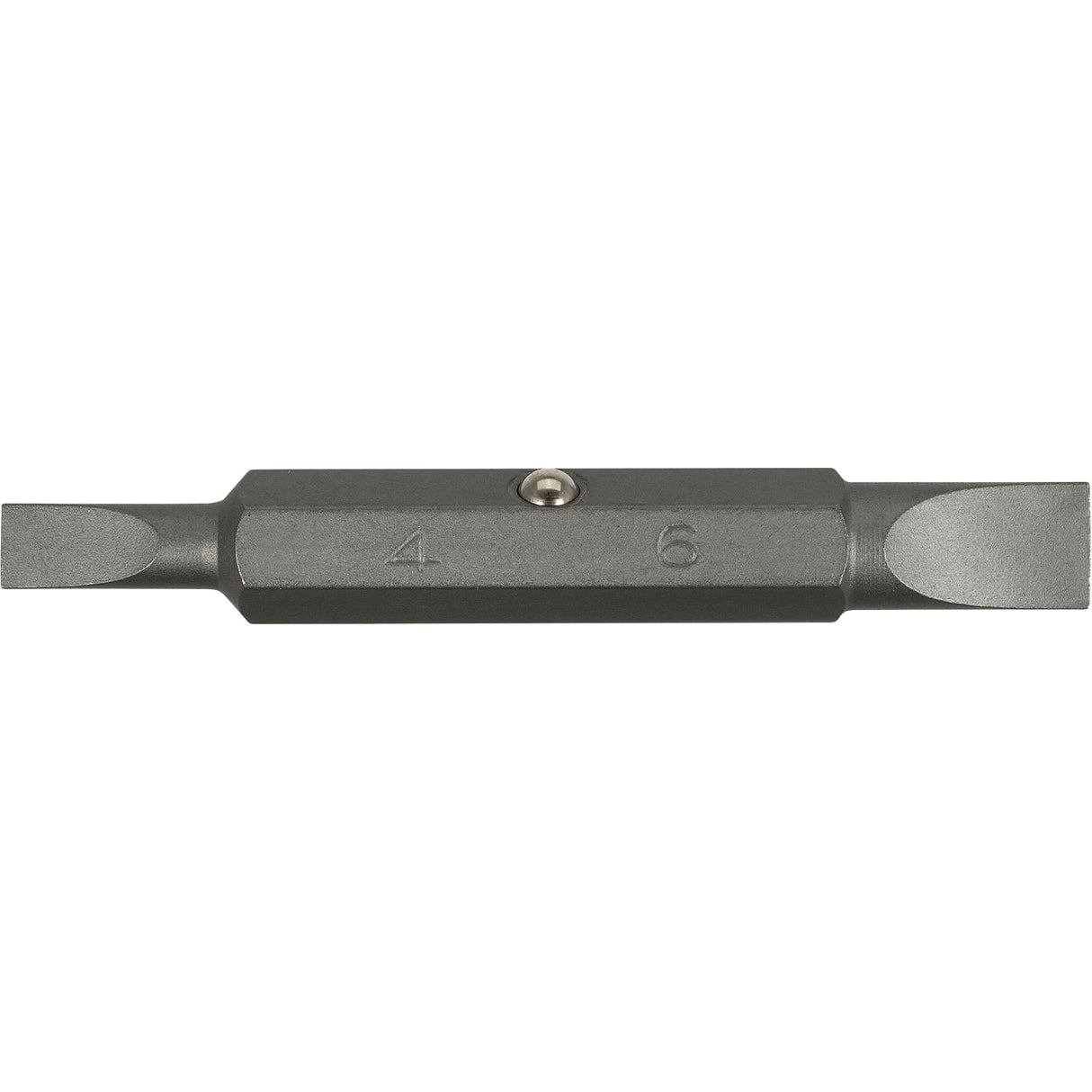 Screwdriver Bit, Slot, 4 mm/6 mm
