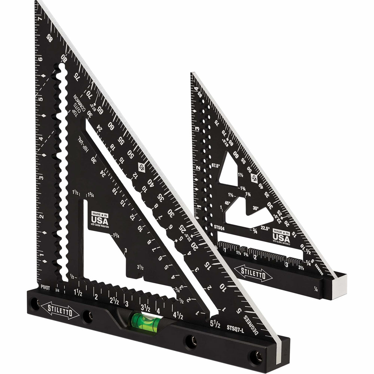 Frame to Finish 4.5" & 7" Rafter Square Set