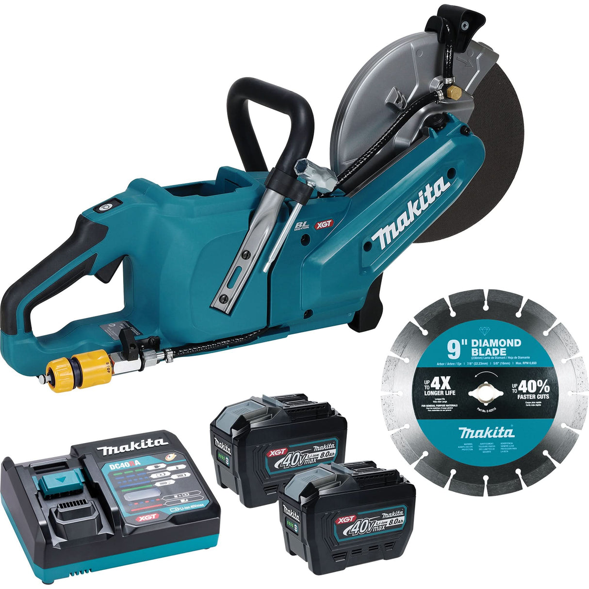 40Vmax XGT Brushless Power Cutter with 8.0Ah Batteries Kit