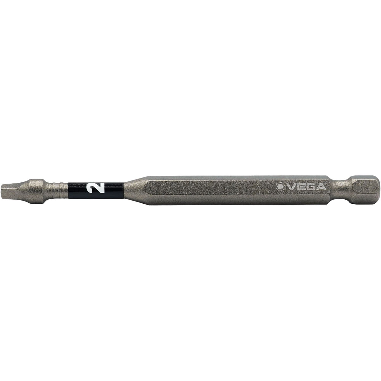 Impactech® Power Bit, Square, #2 Tip, 1/4" Drive Size, 3-1/2" Length