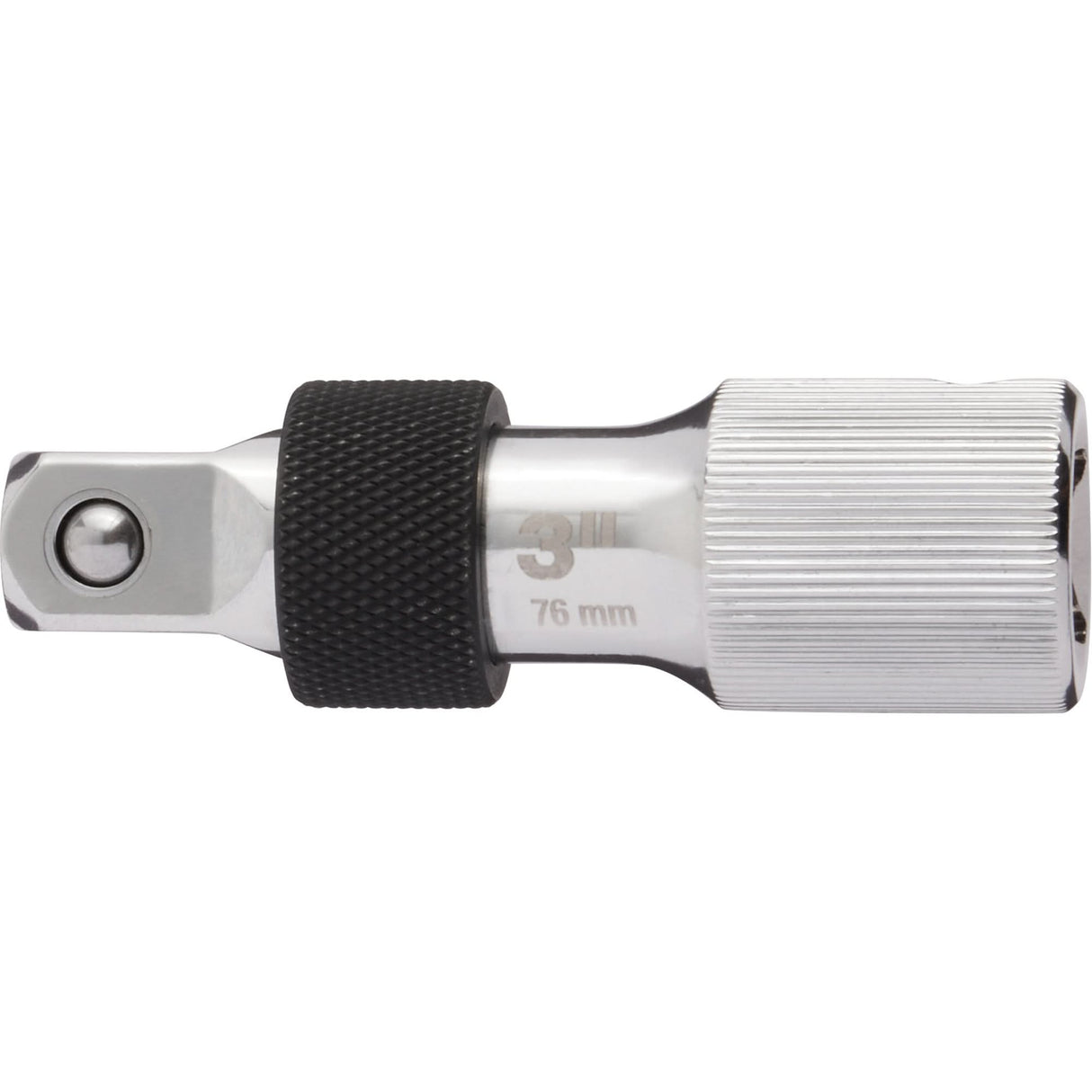 Locking Extension Socket, 1/2" Drive, 3" L