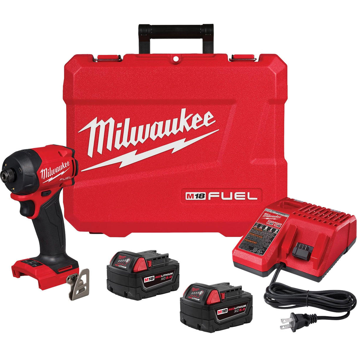 M18 FUEL™ SURGE™ Hex Hydraulic Driver Kit, 1/4", 1000 in-lbs Max. Torque, 18 V, Lithium-Ion