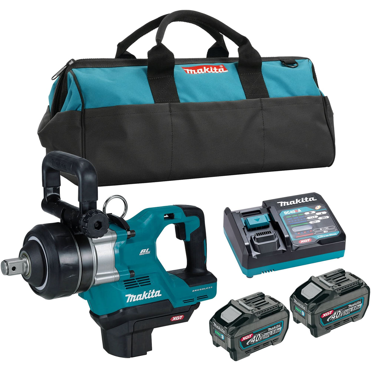 40Vmax XGT Brushless Short Anvil Impact Wrench Kit