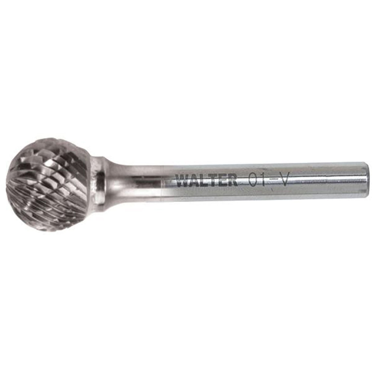 Double Cut Ball Nose Burr, SD-42, 1/8" Dia., 1/8" Shank, 1/8" Depth of Cut