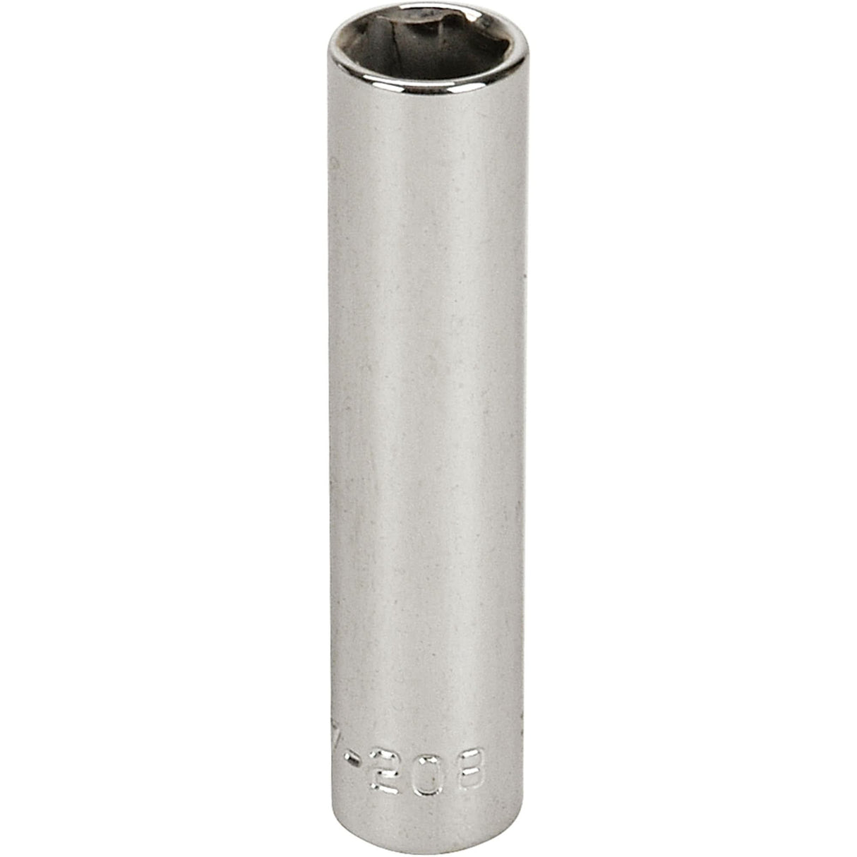 Socket, 8 mm, 1/4" Drive, 6 Points, Deep