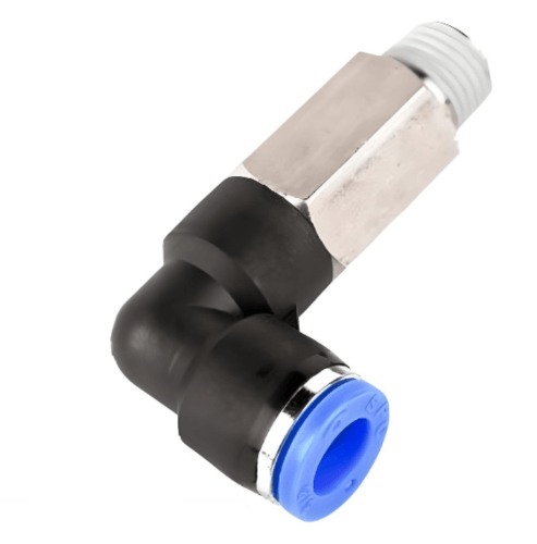 Union Long Elbow Fitting 4mm Tube x 1/4" BSPT (R) Male