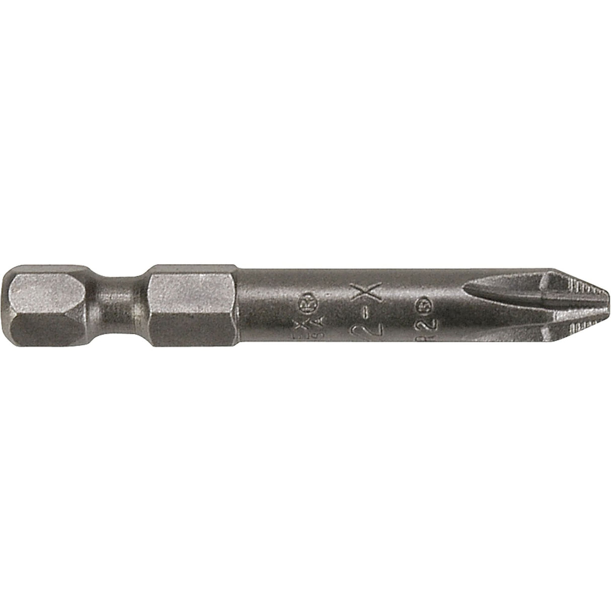 1/4" Phillips Power Drive, ACR, Phillips, #2 Tip, 1/4" Drive Size, 1-15/16" Length