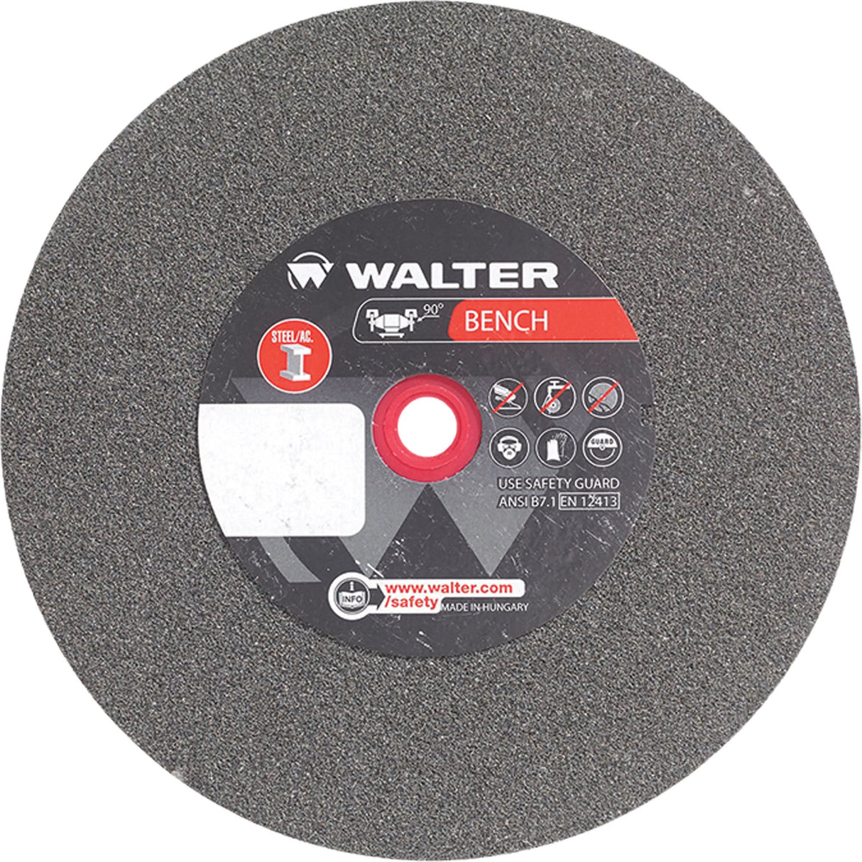 Bench Grinding Wheels, 8" x 1-1/4", 1" Arbor, 1