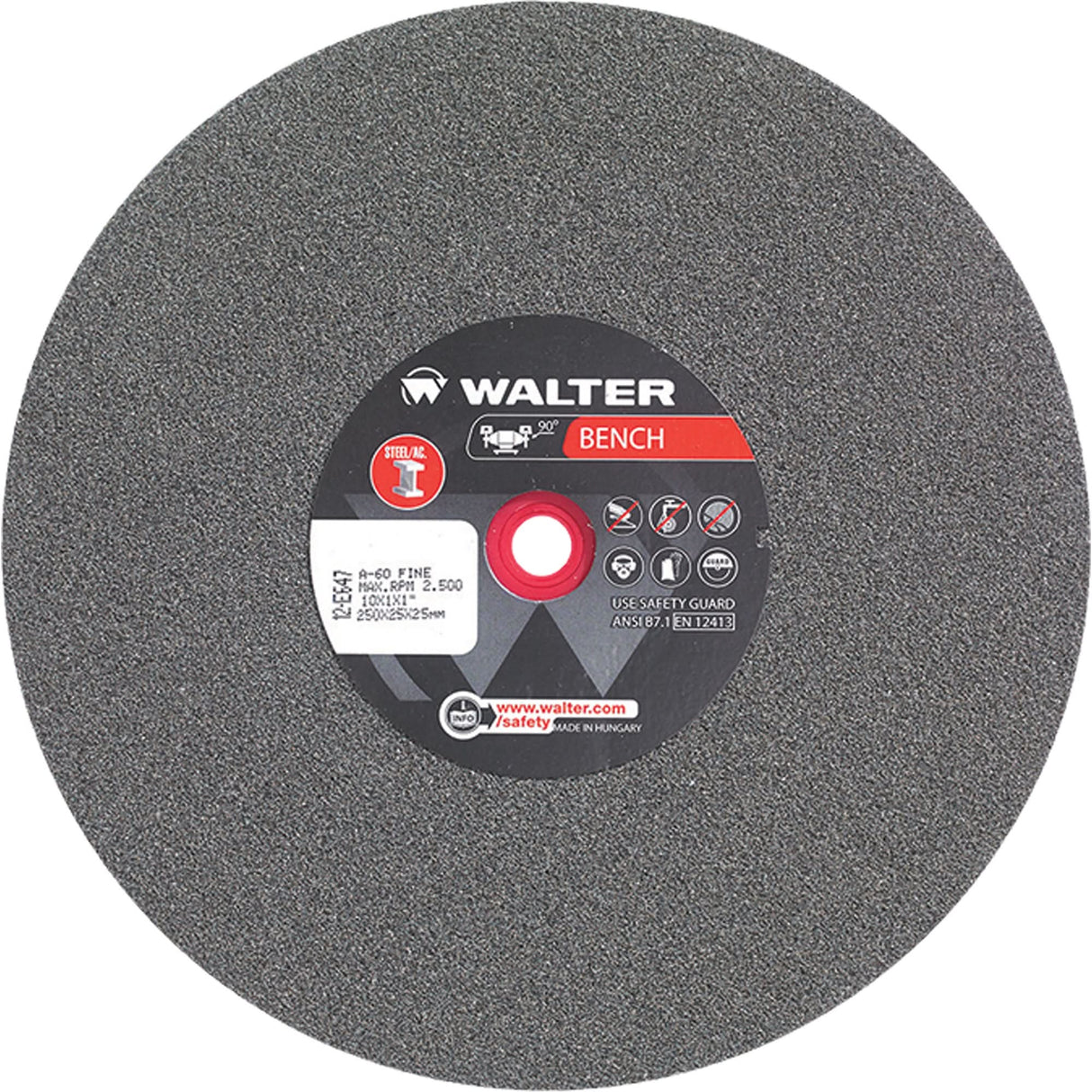 Bench Grinding Wheels, 10" x 1", 1" Arbor, 1