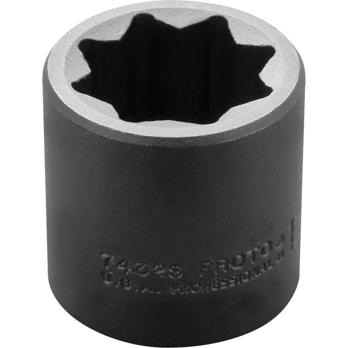 Socket, Impact, 1", 1/2" Drive, 18 Points