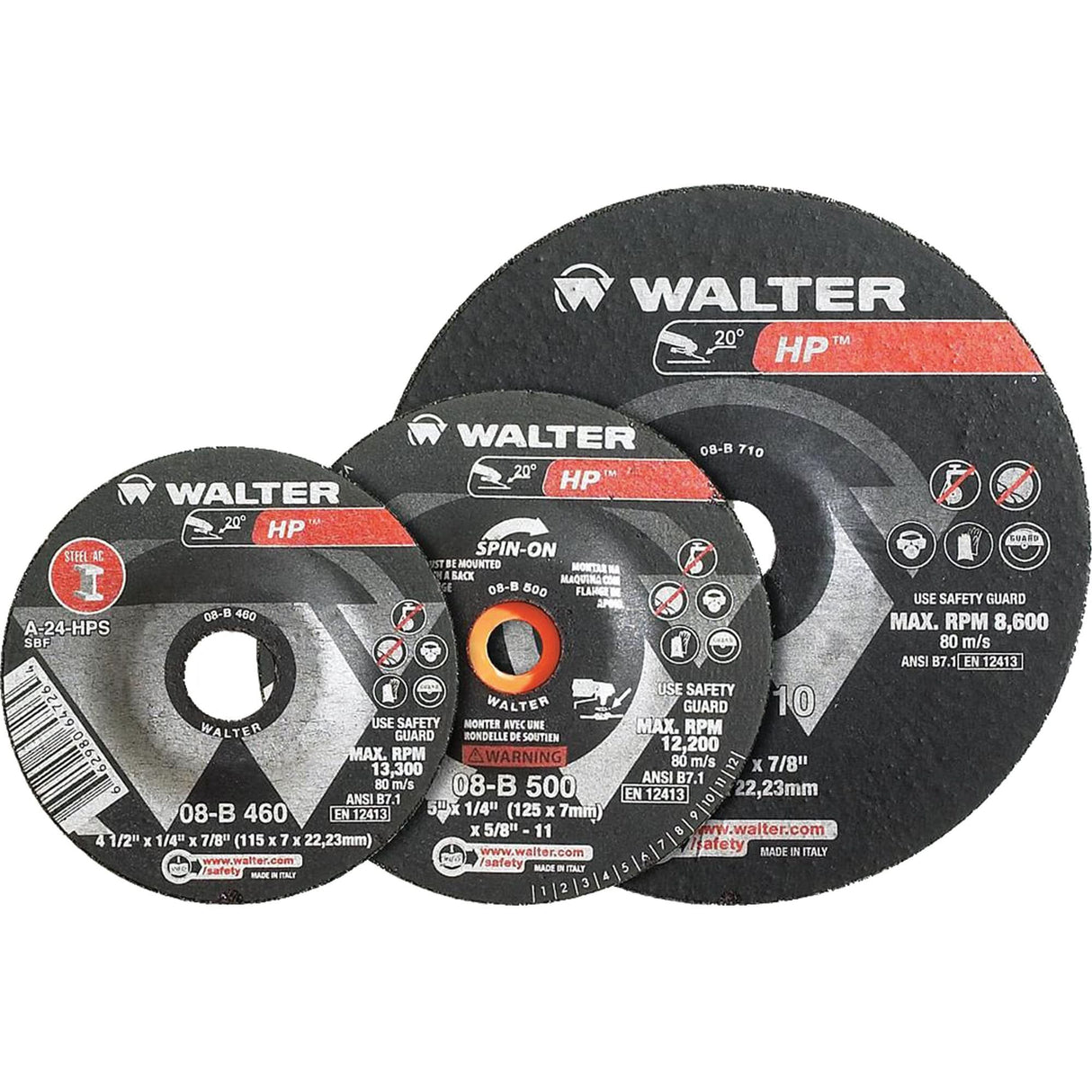 HP Combo™ Depressed Center Combination Wheel, 3" x 1/8", 3/8" Arbor, Type 27