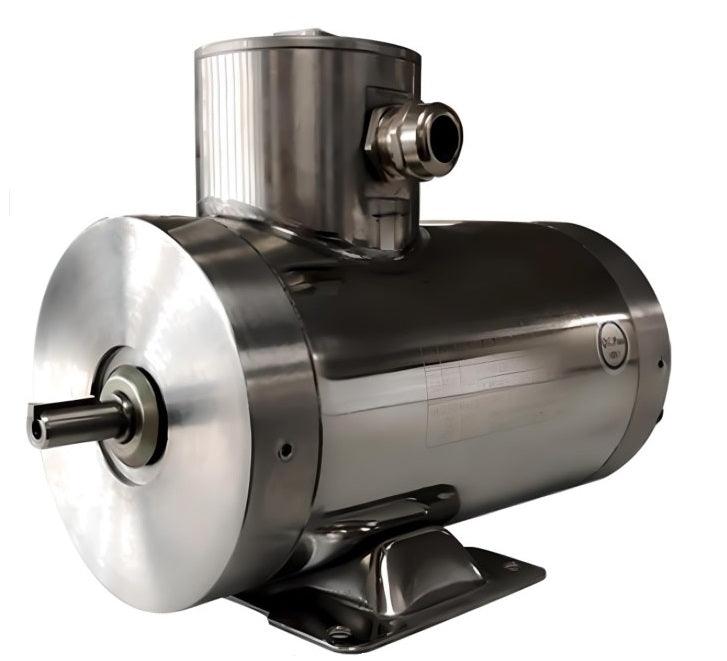 Max Motion MQS-7124NVB5 | IEC Motor 1/2HP, 1800RPM, 208-230/460V, Frame 71, TENV, Round Body Base