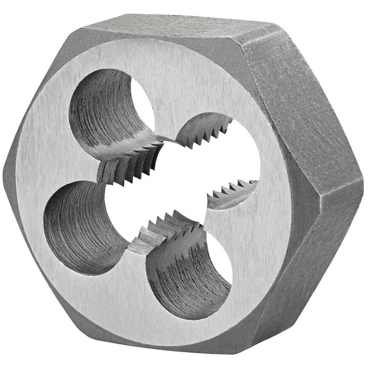 Hexagon Rethreading Bolt Die, 1.48" Dia., M20x2.5 Thread, High Speed Steel