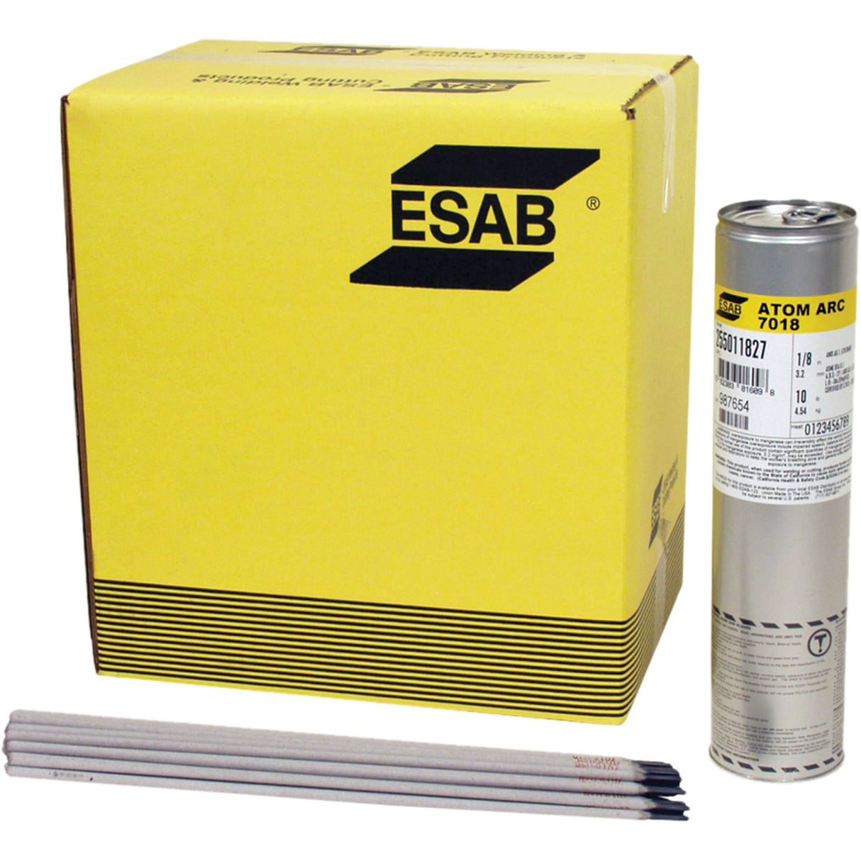 Stick Electrode, 1/8"/0.125" Dia. x 14"/10" L